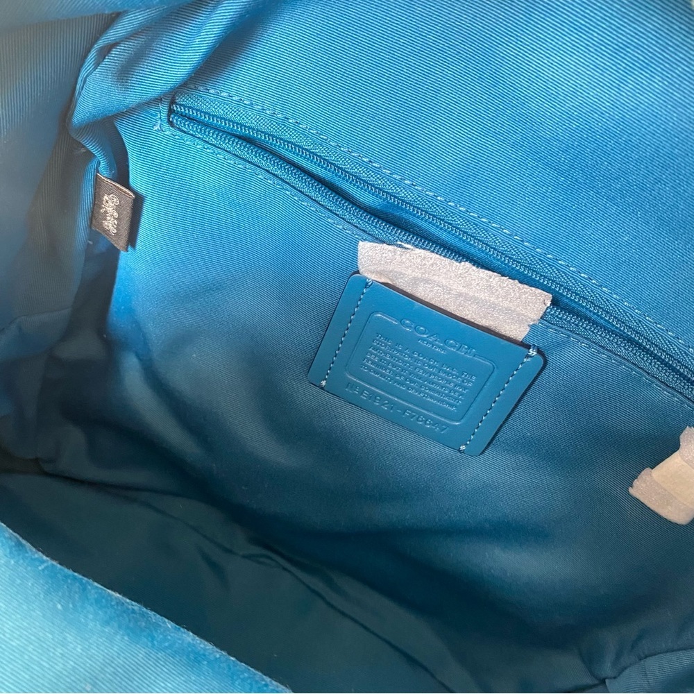 COACH Blue Nylon Backpack - Picture 4 of 5